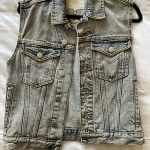 Barely worn Maje jean vest